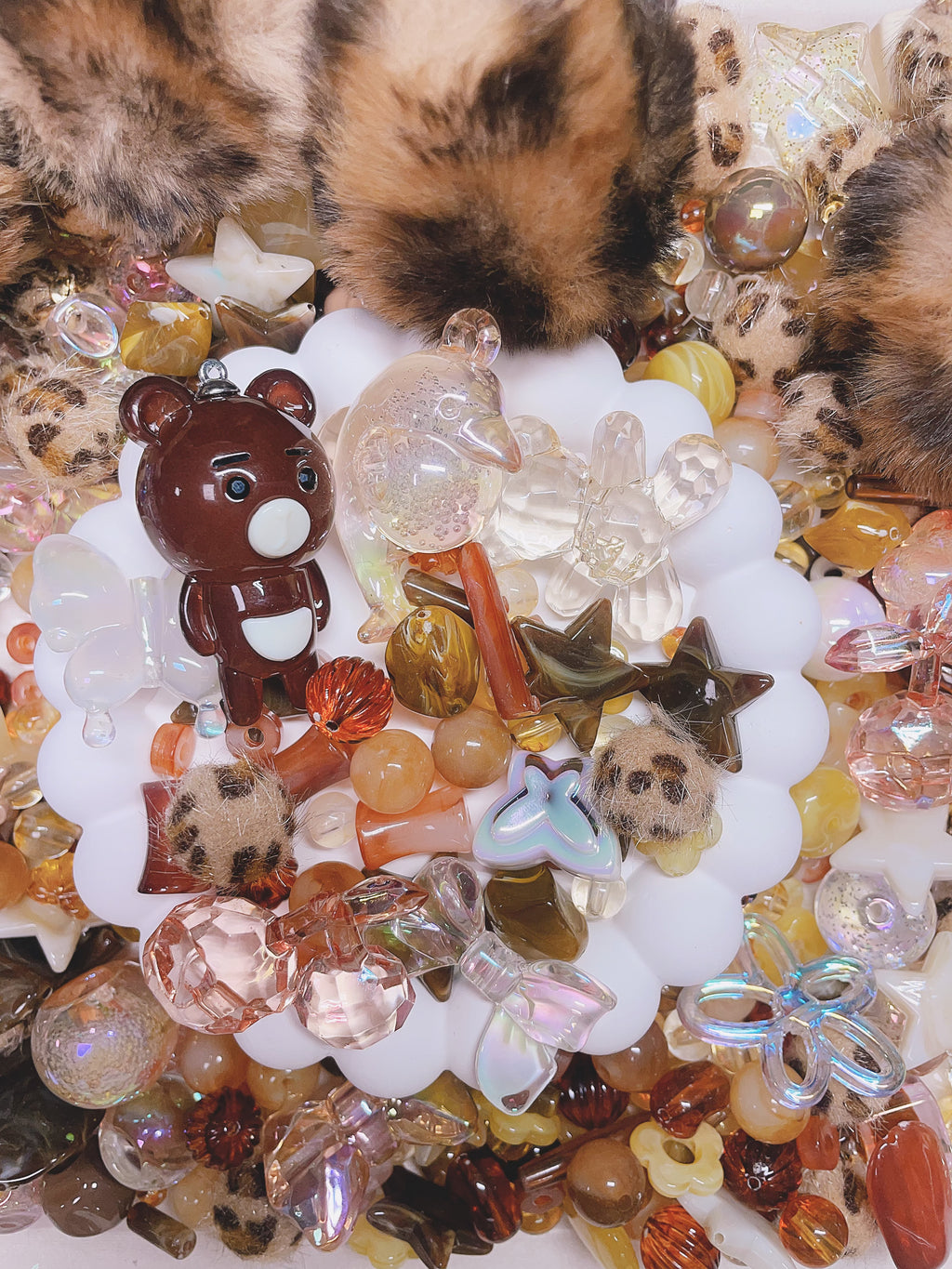 【Remix】【Key Chain/Jewelry】Live Product-Golden Brown Christmas Mix