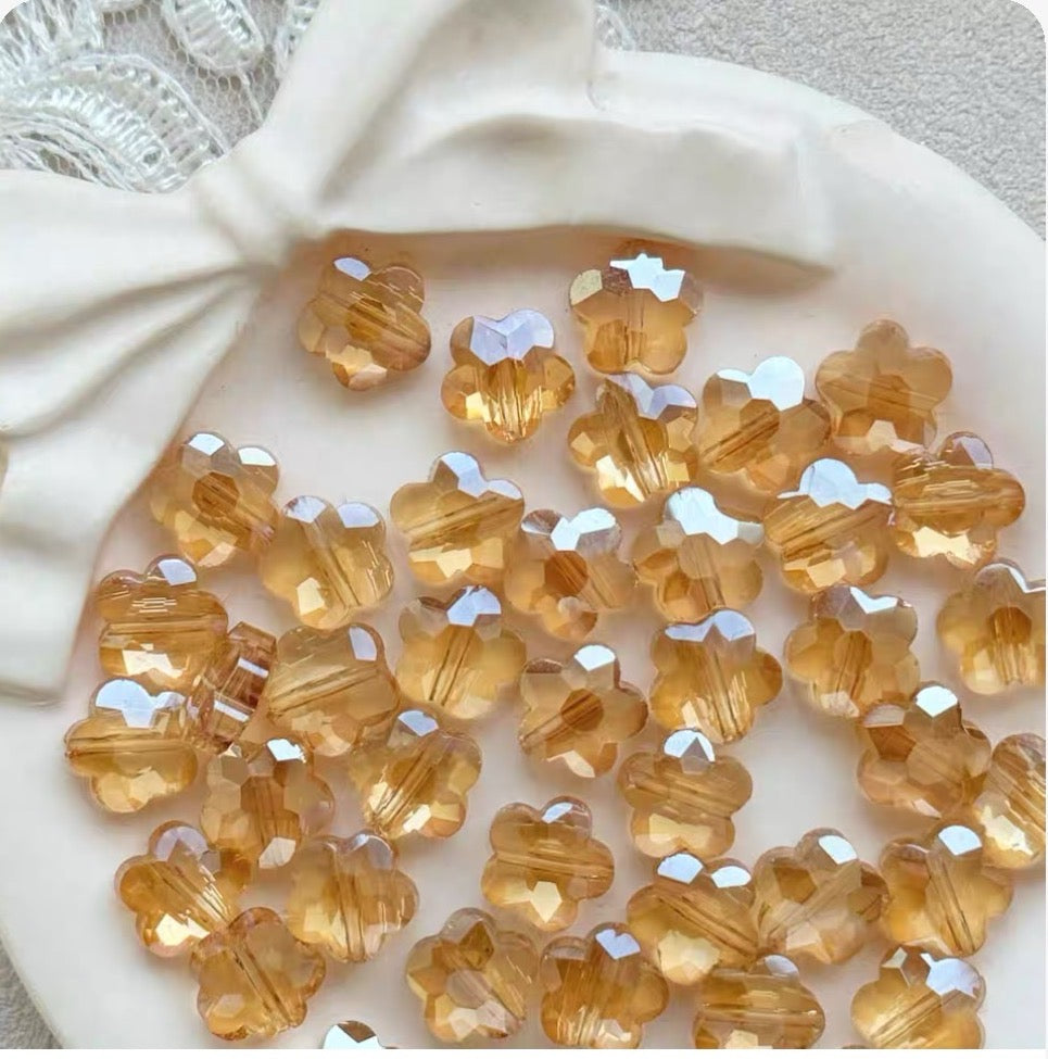 Shining Crystal Glass Beads